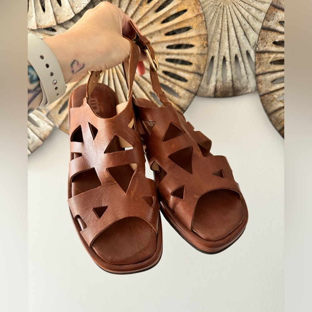 Brown Leather Sandals